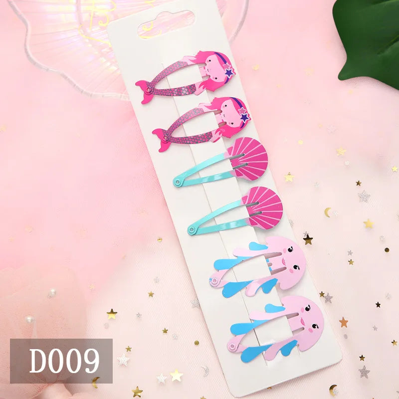 Hot Sale Girls Kawaii Cartoon Fruit BB Clip Snap Hair Clip Baby Hair Clips Pin Barrettes Accessories For Kids Girls