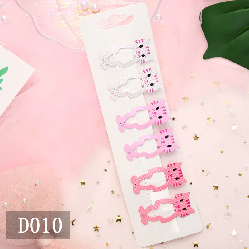 Hot Sale Girls Kawaii Cartoon Fruit BB Clip Snap Hair Clip Baby Hair Clips Pin Barrettes Accessories For Kids Girls
