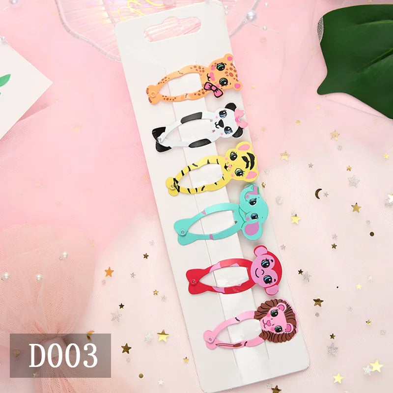 Hot Sale Girls Kawaii Cartoon Fruit BB Clip Snap Hair Clip Baby Hair Clips Pin Barrettes Accessories For Kids Girls